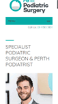 Mobile Screenshot of perthpodiatricsurgery.com